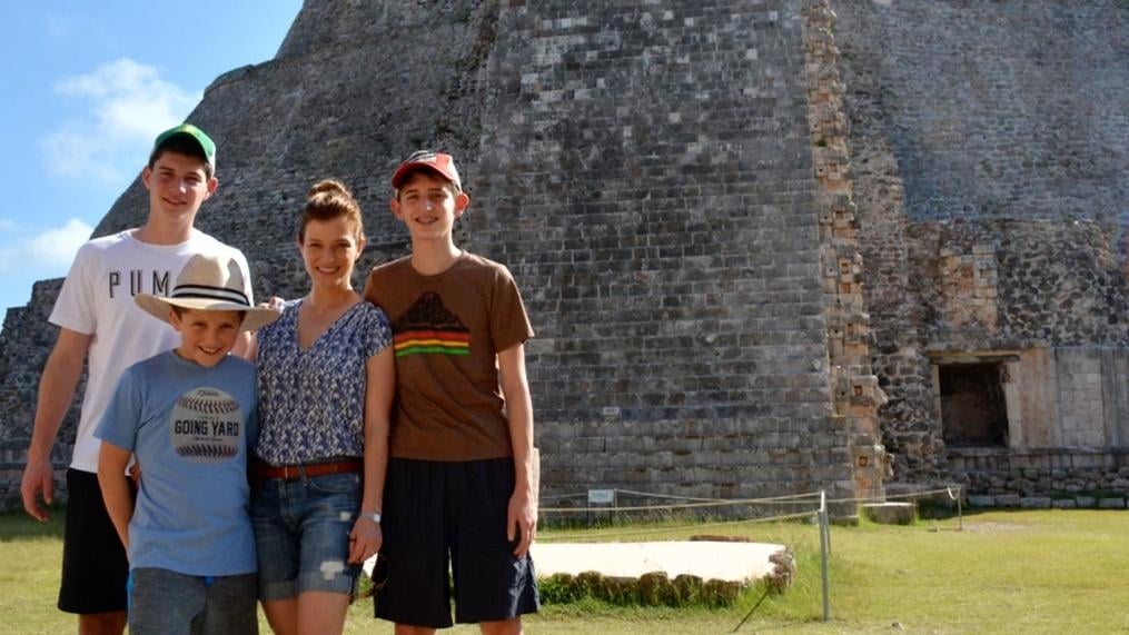 Ancient Yucatan with My Boys