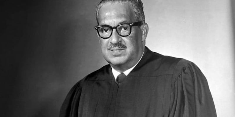 1957 Civil Rights Attorney THURGOOD MARSHALL Glossy 8x10 Photo NAACP Print 