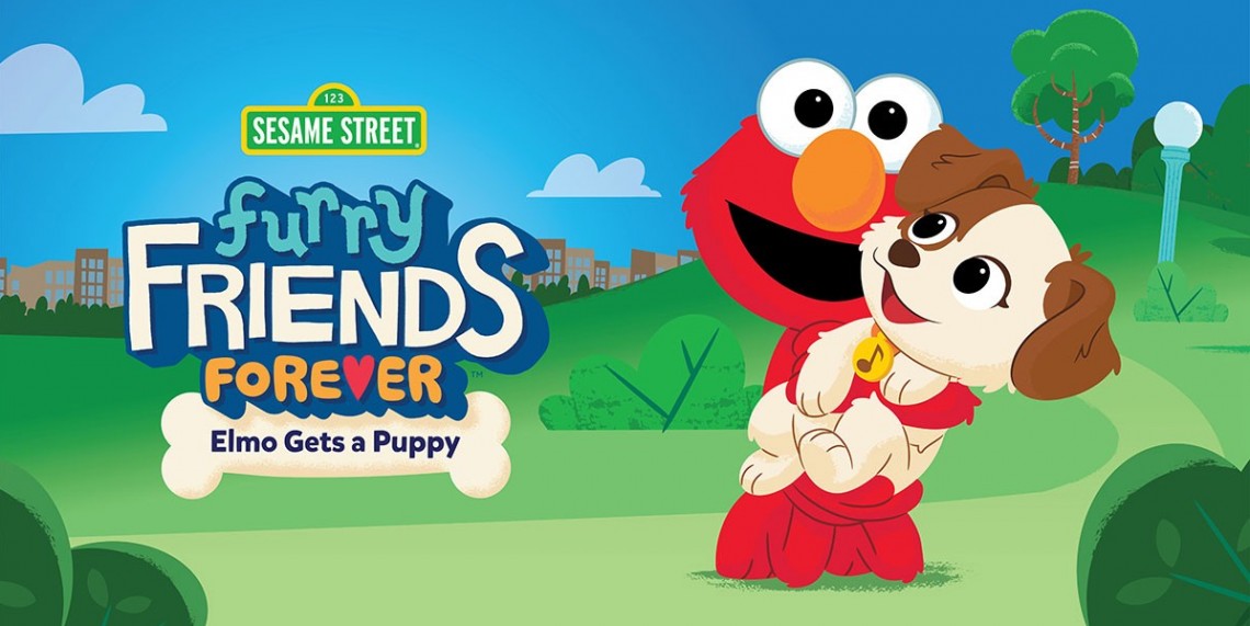 Furry Friends Forever: Elmo Gets A Puppy